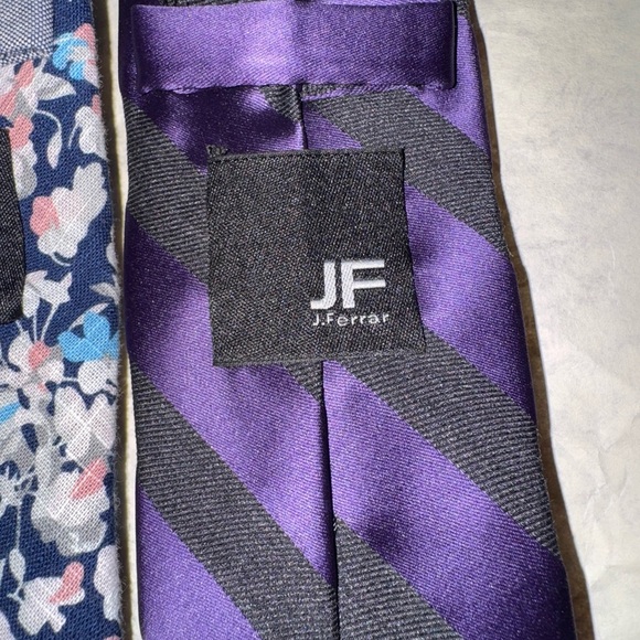 Classy Lot of Three JF Ferrar 58” Stylish Men’s Ties - Picture 10 of 16
